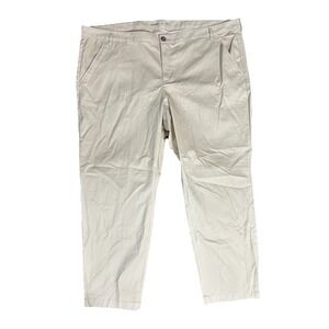 Old Navy Women Size 24 Skinny Stretch Khakis Beige Pants Office Business Casual
